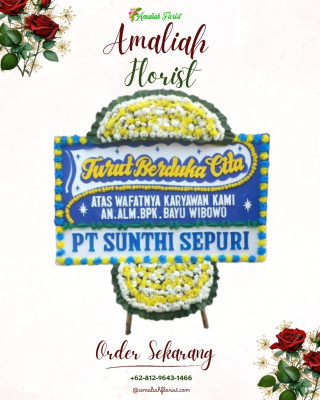 Papan Bunga Duka di Cimangkok