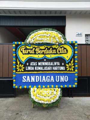 Papan Bunga Duka di Cimangkok